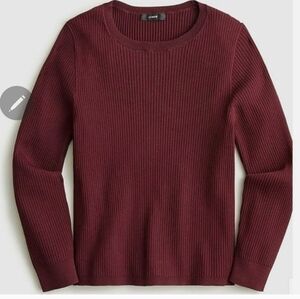 J.crew Women's Burgundy Sweater